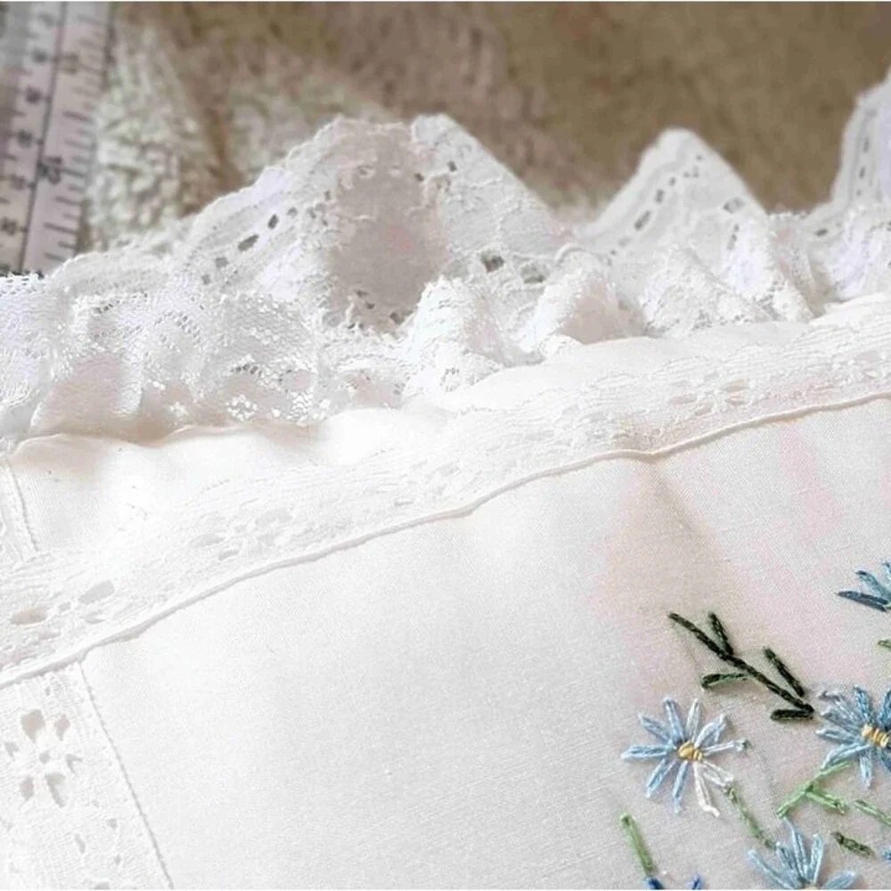 Handmade vintage white